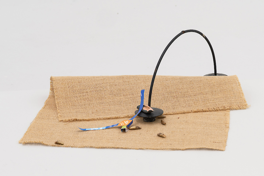 Detail view, Untitled, 2026, Mixed media, 73 x 514 x 220 cm, Installed dimensions variable